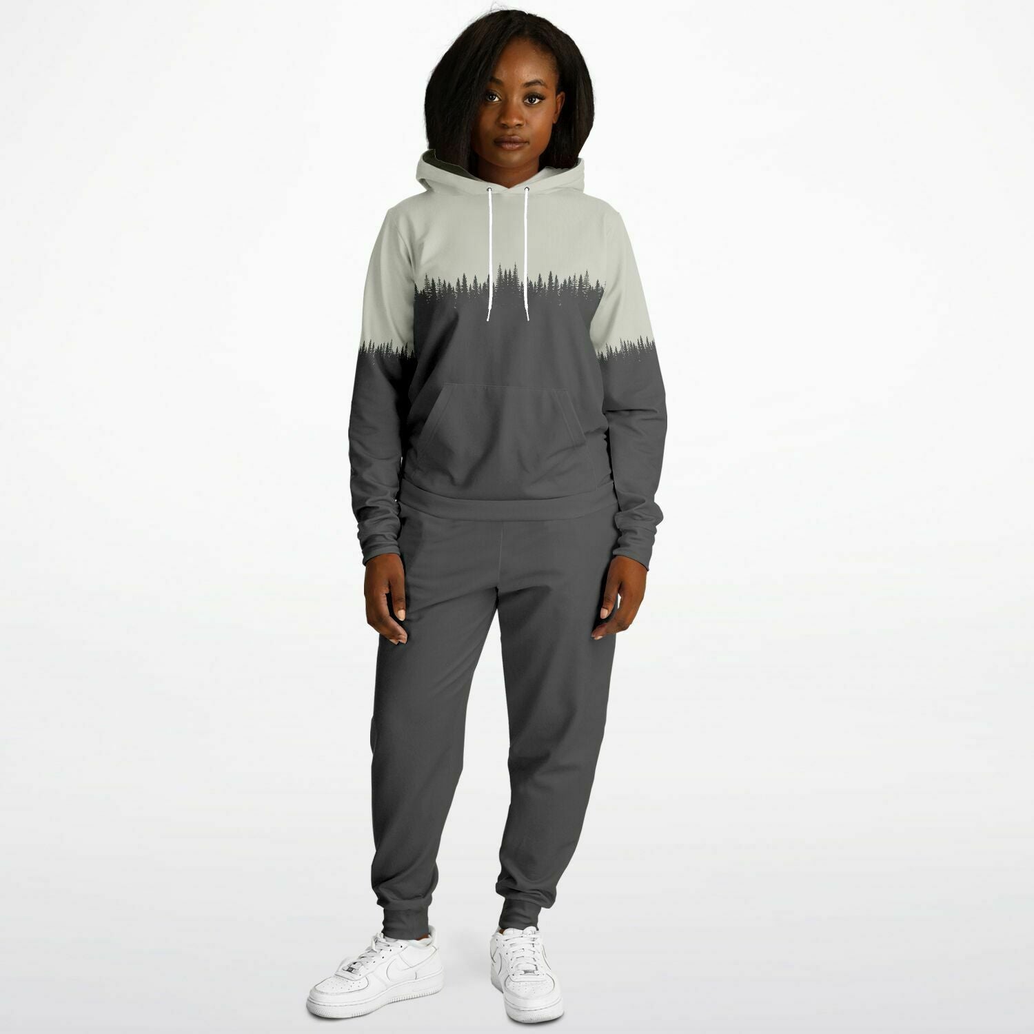 Tree Outline Hoodie and Jogger Set