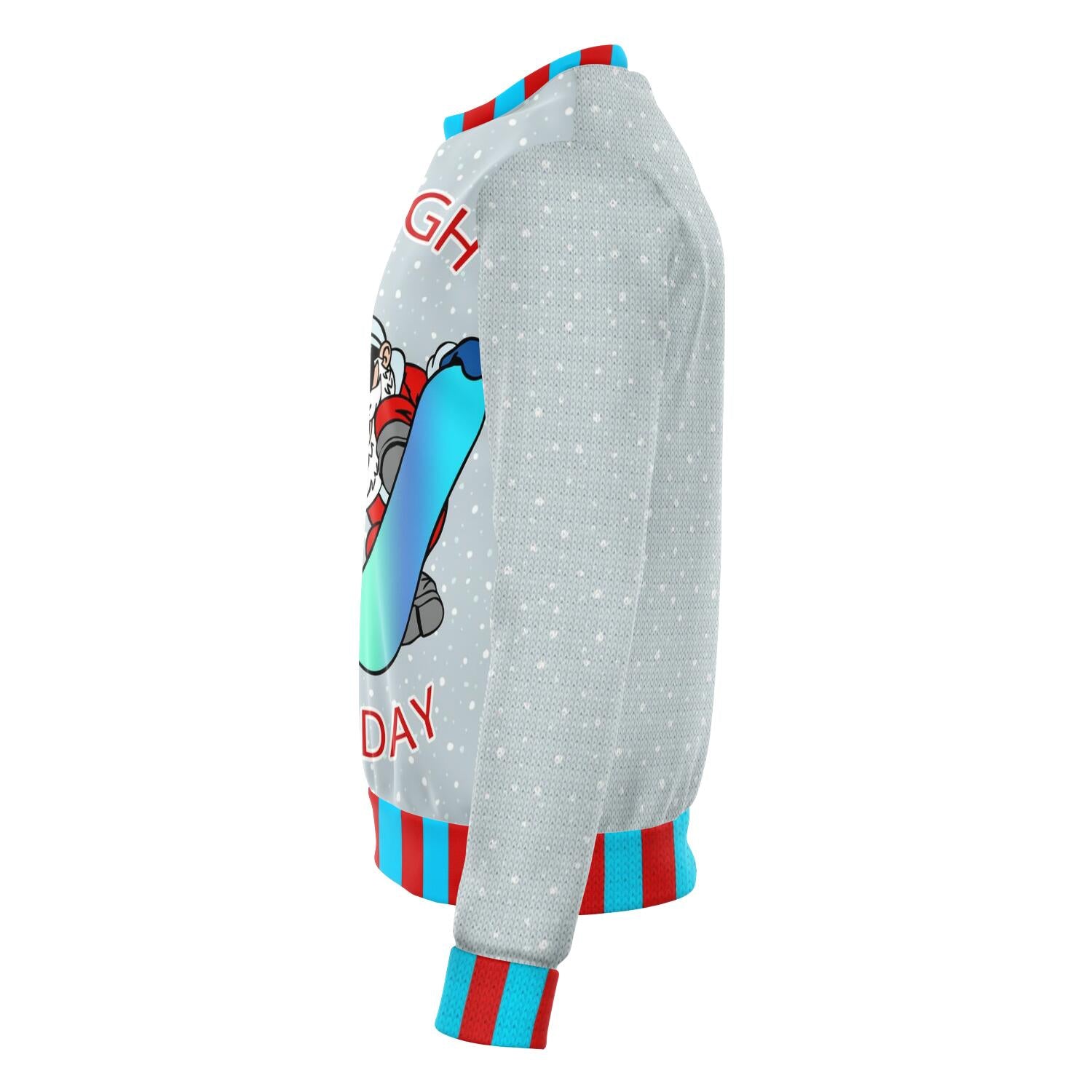 Sleigh All Day Snowboard Ugly Christmas Sweater Order By December 5 - Powderaddicts