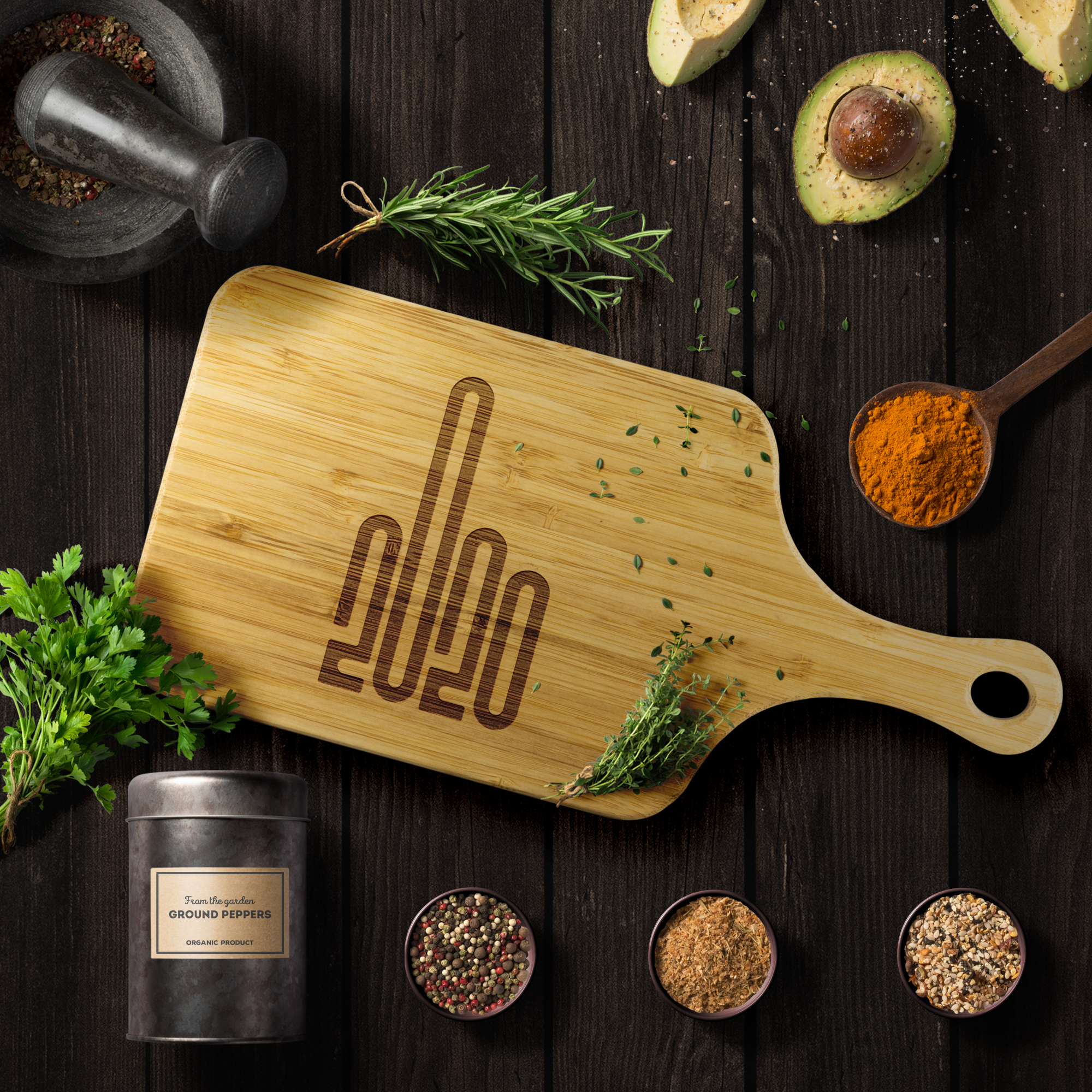 2020 Middle Finger Cutting Board With Handle - Powderaddicts