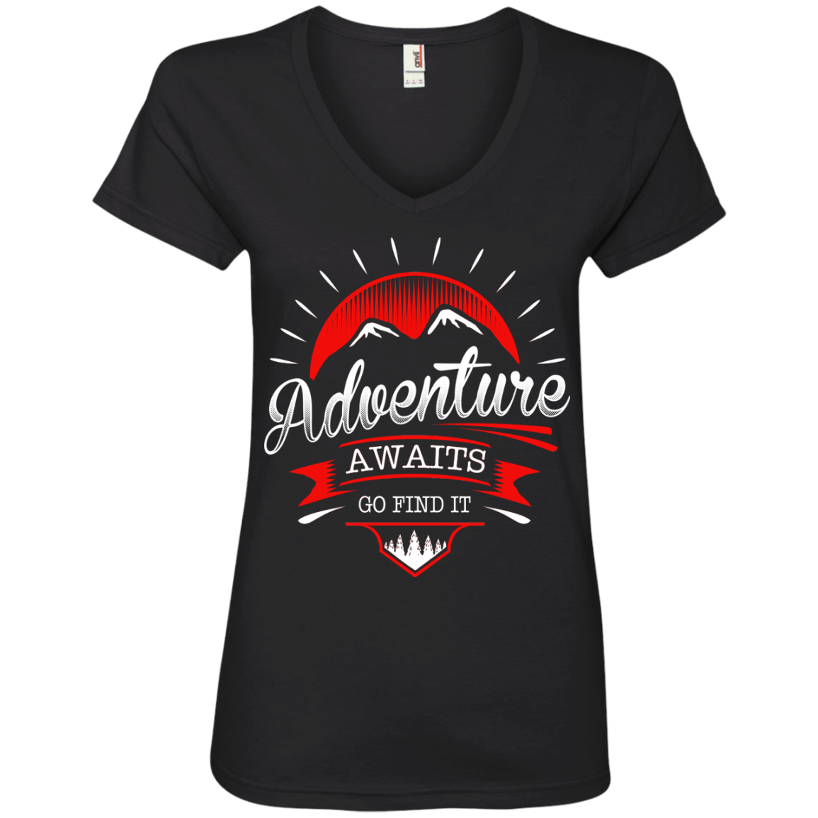 Adventure Awaits Go Find It Ladies Tees - Powderaddicts