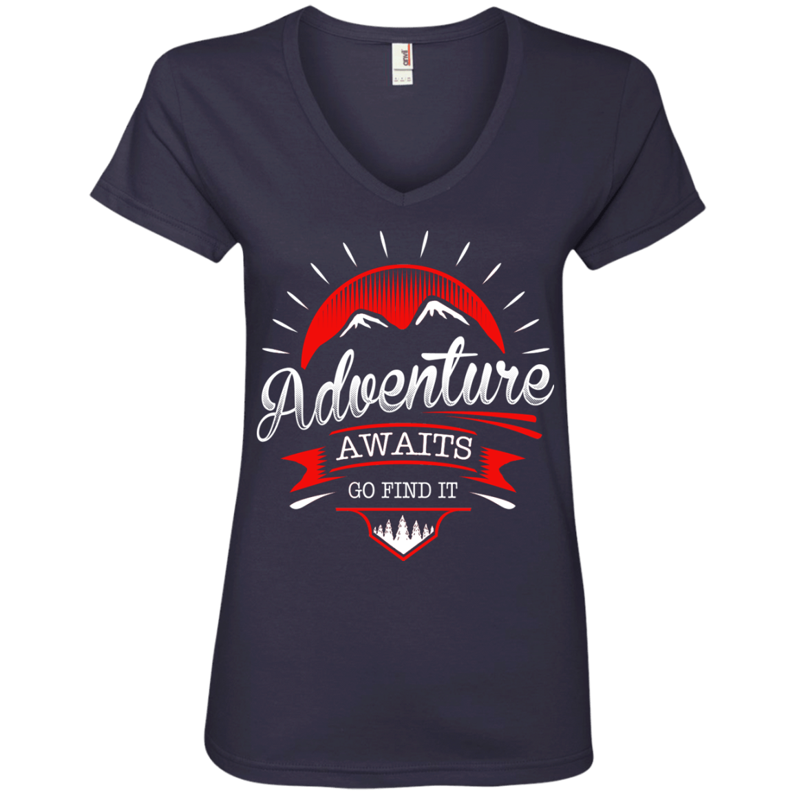 Adventure Awaits Go Find It Ladies Tees - Powderaddicts