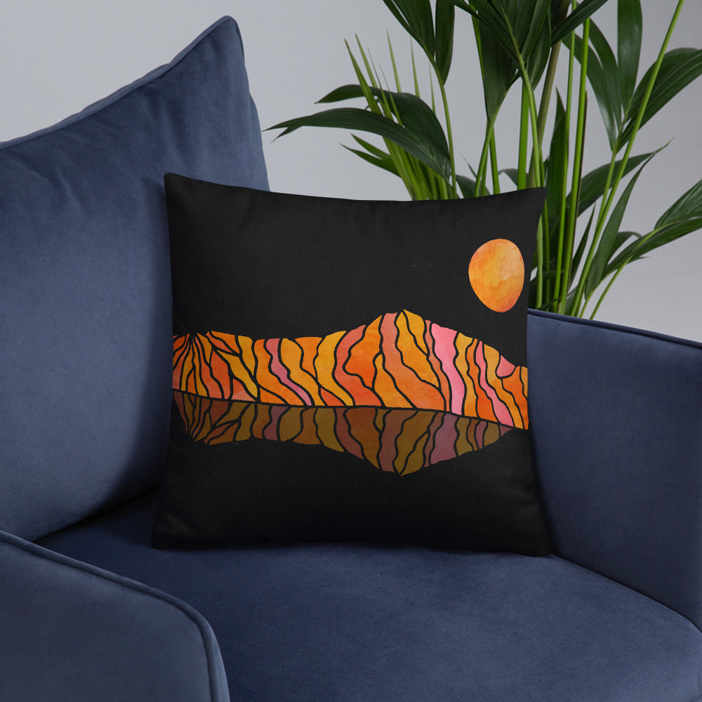 Ooze Blue Art Range Print Premium Pillow - Powderaddicts