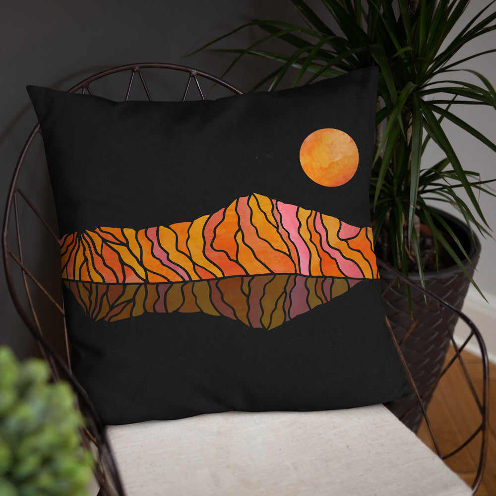 Ooze Blue Art Range Print Premium Pillow - Powderaddicts