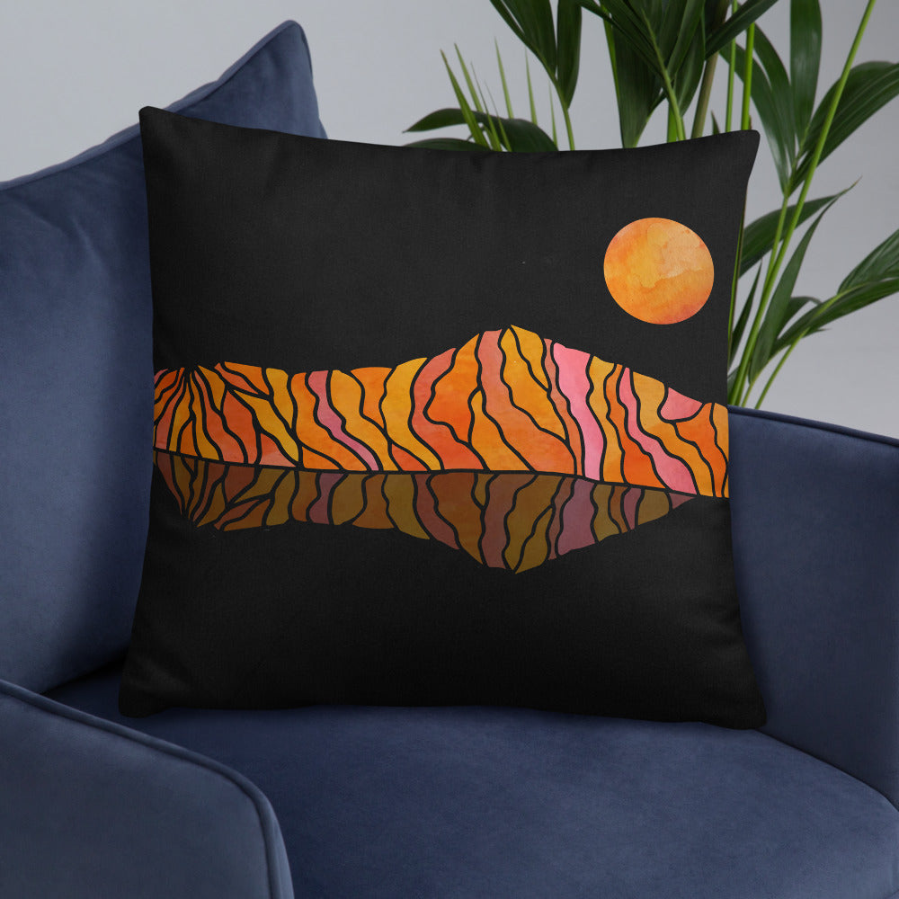 Ooze Blue Art Range Print Premium Pillow - Powderaddicts