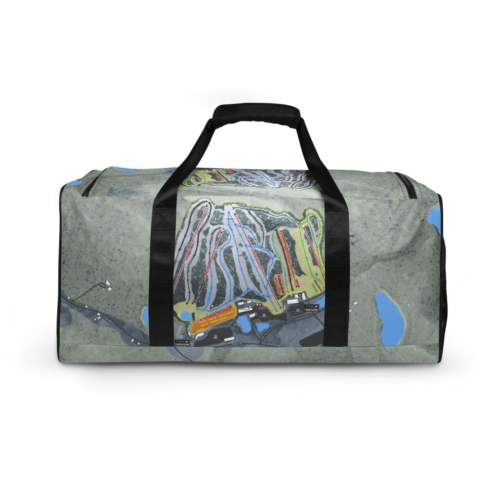 Roundtop, Pennsylvania Ski Trail Map Duffle Bag - Powderaddicts