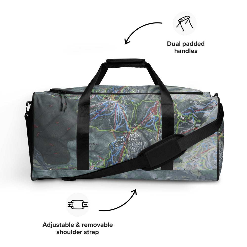 Deer Valley, Utah Ski Trail Map Duffle Bag - Powderaddicts