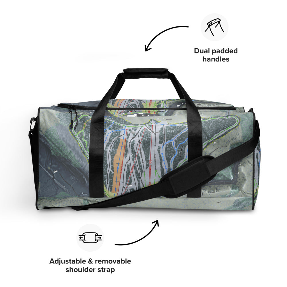 Swain, New York Ski Trail Map Duffle Bag - Powderaddicts