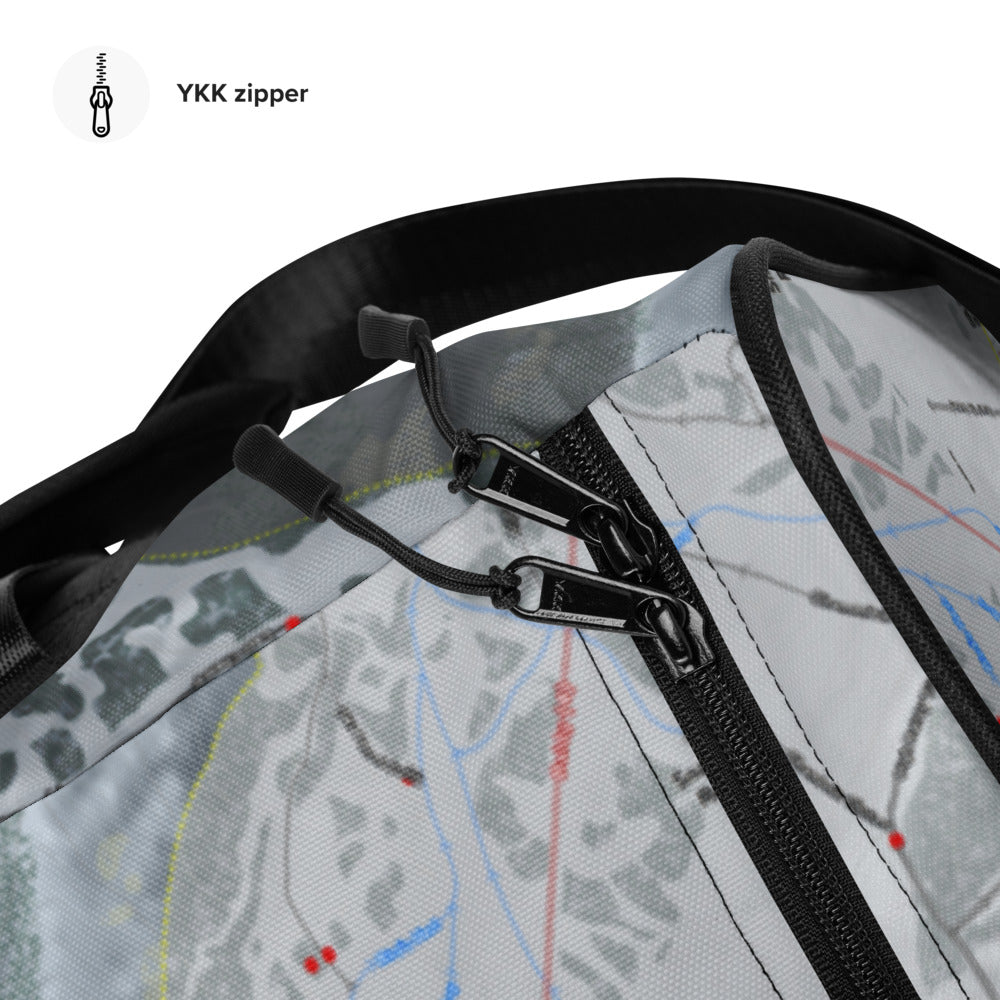 Alta, Utah Ski Trail Map Printed Duffle Bag - Powderaddicts