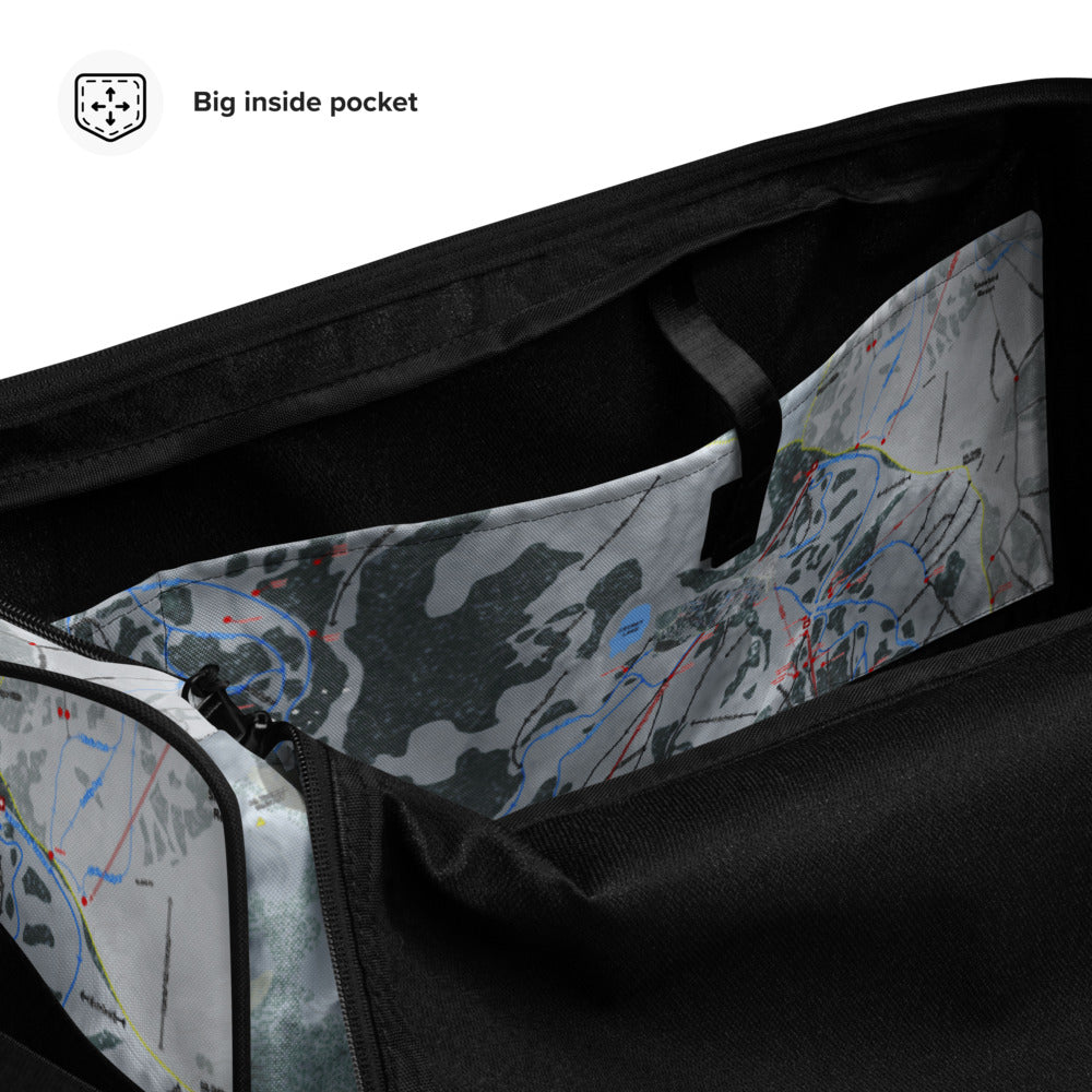 Alta, Utah Ski Trail Map Printed Duffle Bag - Powderaddicts