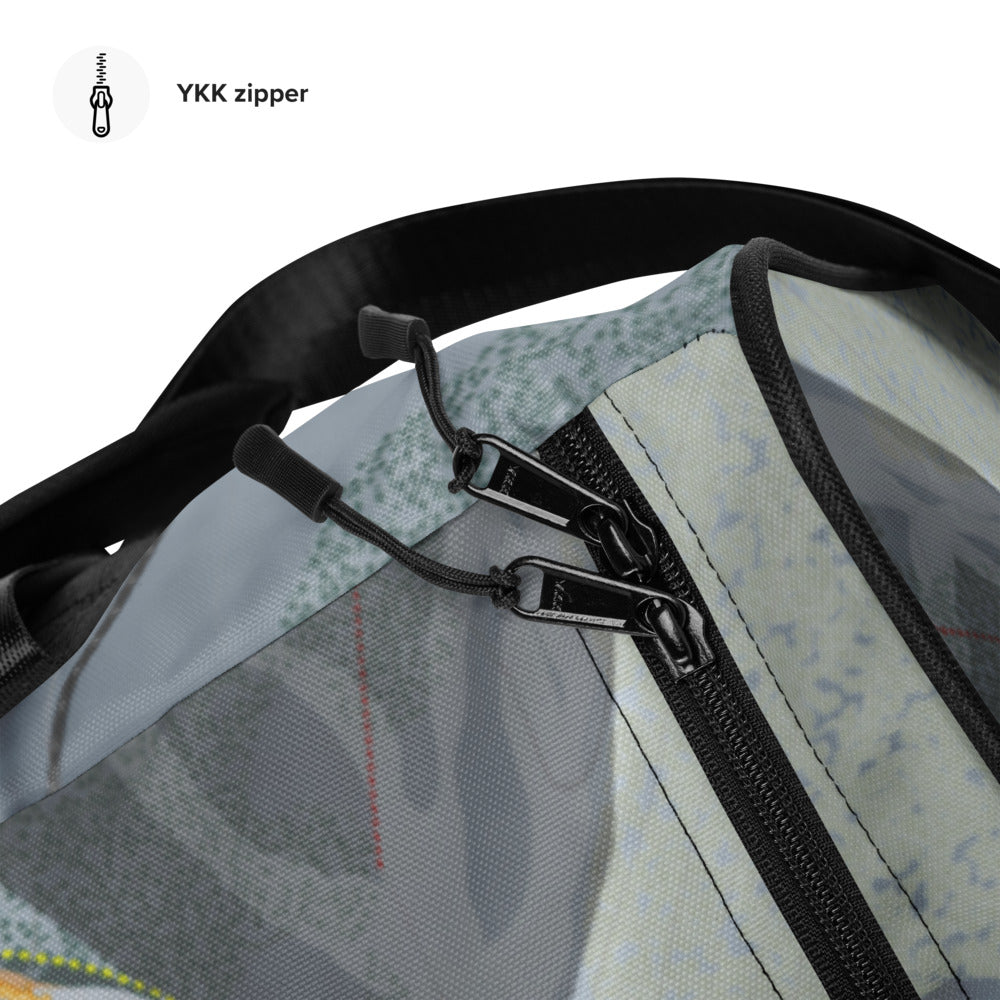 Sky Tavern, Nevada Ski Trail Map Duffle Bag - Powderaddicts