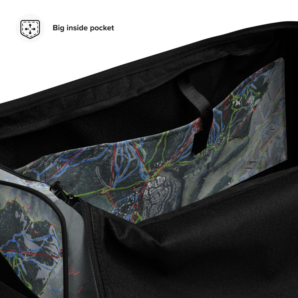 Deer Valley, Utah Ski Trail Map Duffle Bag - Powderaddicts