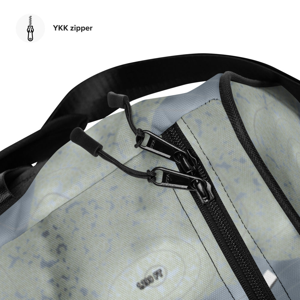 Powder Ridge, Minnesota Ski Trail Map Duffle Bag - Powderaddicts