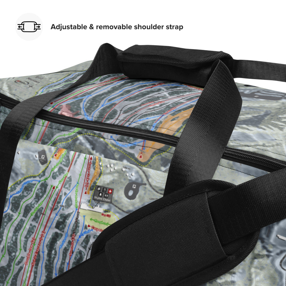 Spirit Mountain, Minnesota Ski Trail Map Duffle Bag - Powderaddicts