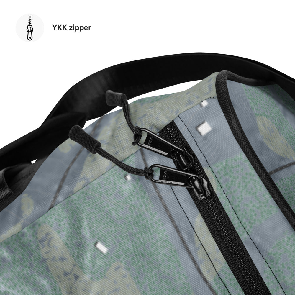 Whaleback Mountain, New Hampshire  Ski Trail Map Duffle Bag - Powderaddicts