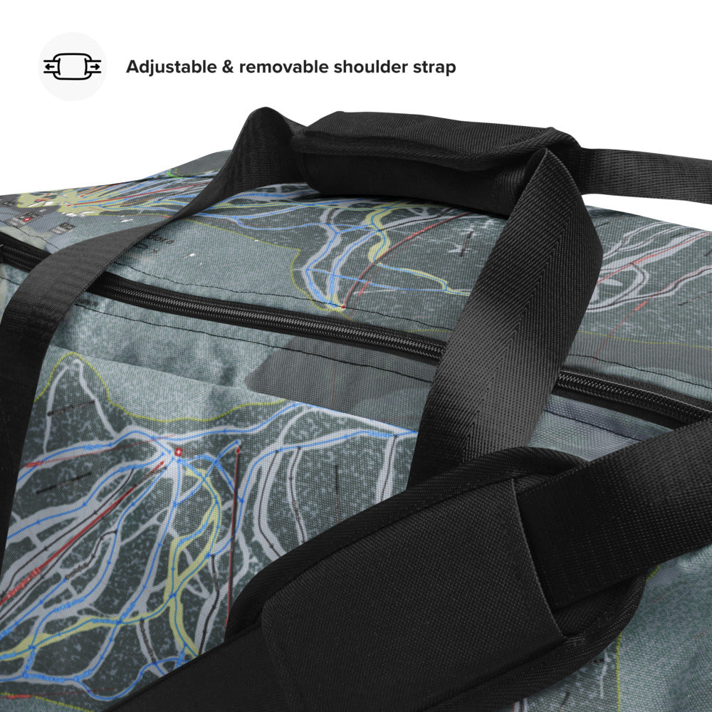 Eldora, Colorado Ski Trail Map Duffle Bag - Powderaddicts