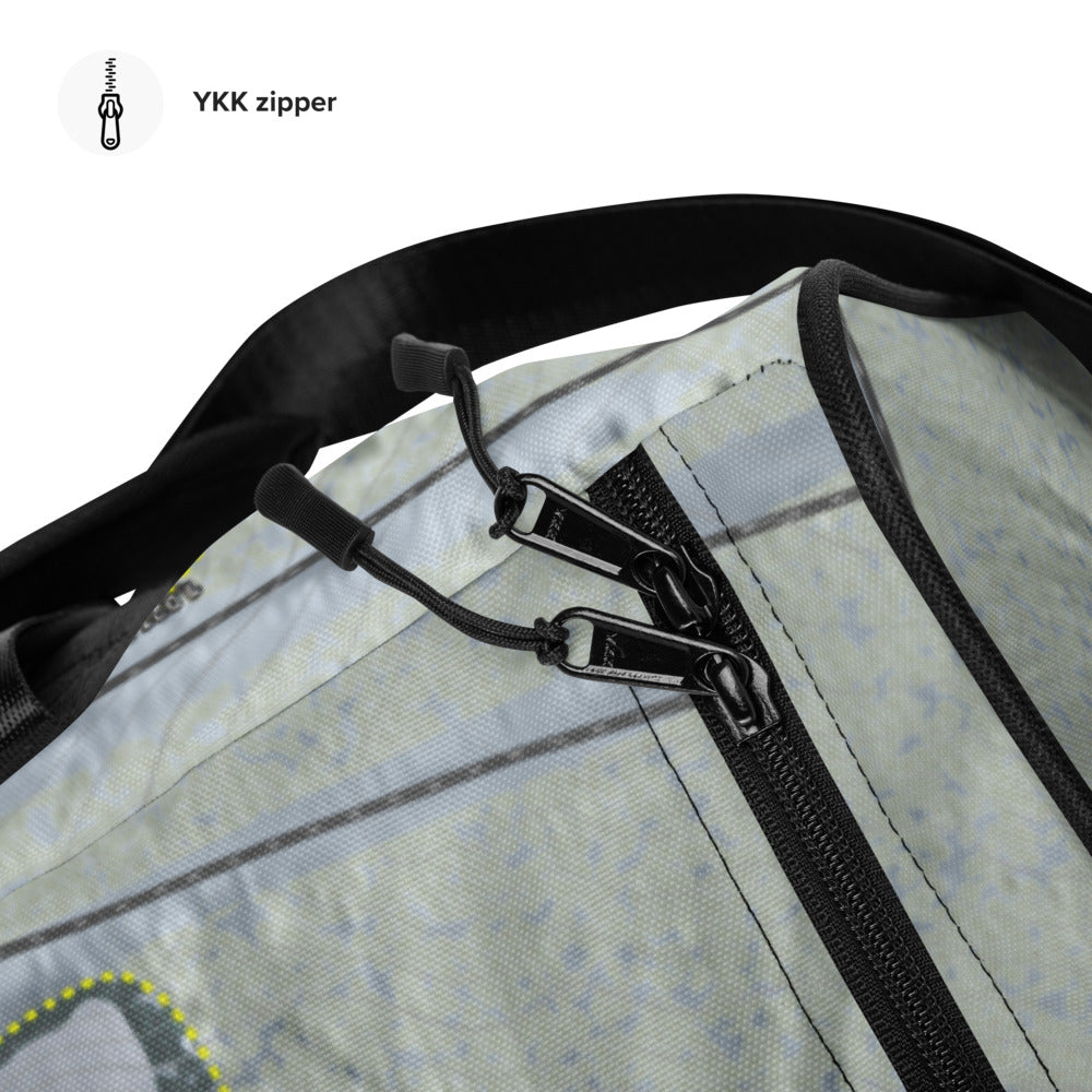 Birch Hill, Alaska Ski Trail Map Duffle Bag - Powderaddicts