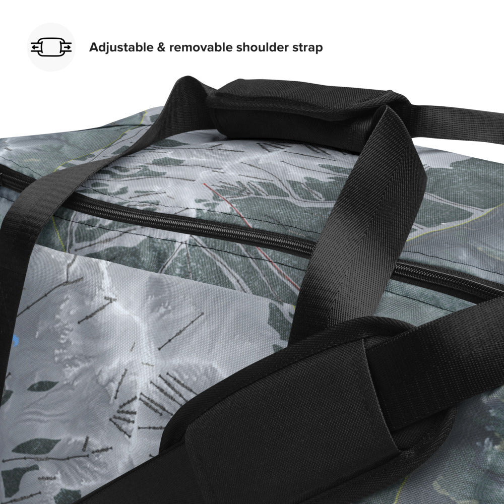 Silverton, Colorado Ski Trail Map Duffle Bag - Powderaddicts