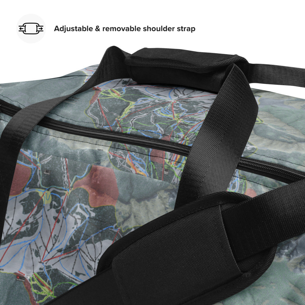 Vail, Colorado Ski Trail Map Duffle Bag - Powderaddicts