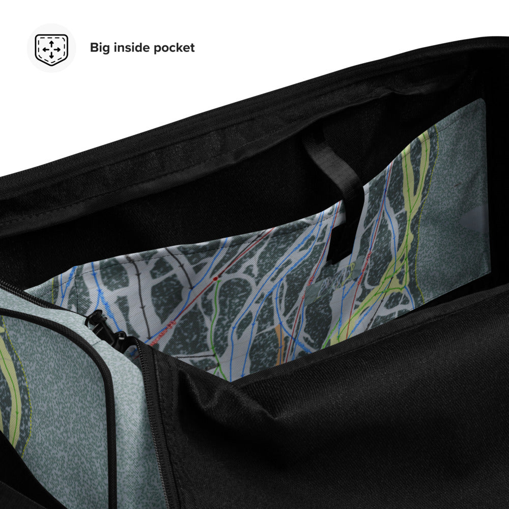 Showdown, Montana Ski Trail Map Duffle Bag - Powderaddicts