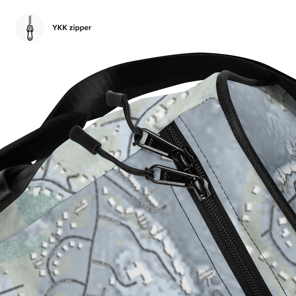 Wintergreen, Virginia Ski Trail Map Duffle Bag - Powderaddicts