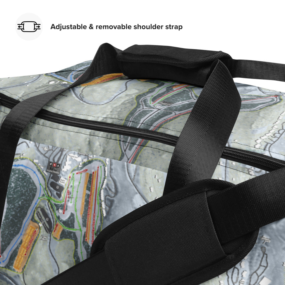 Wintergreen, Virginia Ski Trail Map Duffle Bag - Powderaddicts