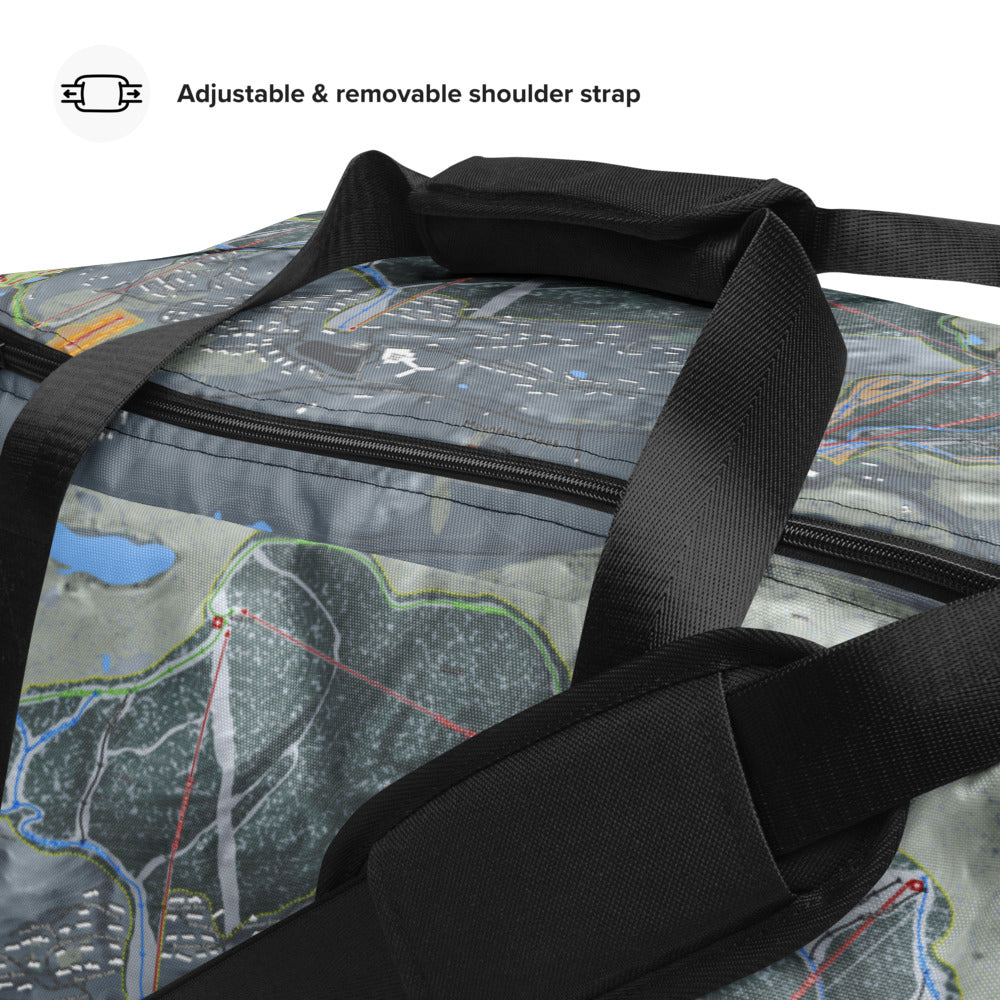 Mountain Creek, New Jersey Ski Trail Map Duffle Bag - Powderaddicts