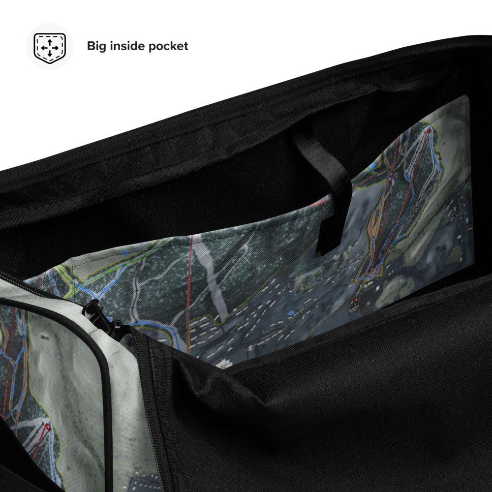 Mountain Creek, New Jersey Ski Trail Map Duffle Bag - Powderaddicts