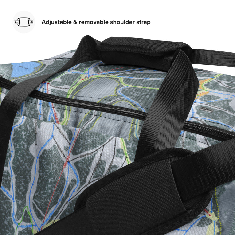 Homewood, California Ski Trail Map Duffle Bag - Powderaddicts