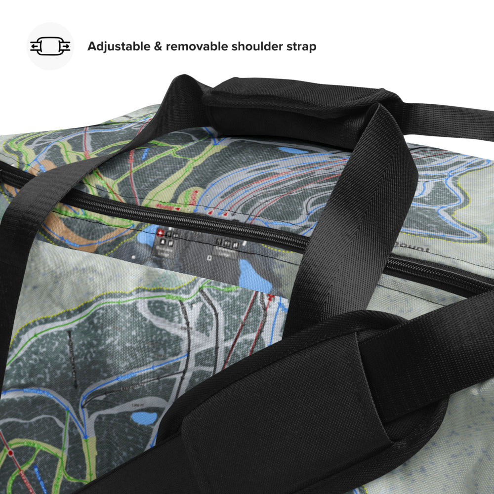 Catamount, New York Ski Trail Map Duffle Bag - Powderaddicts