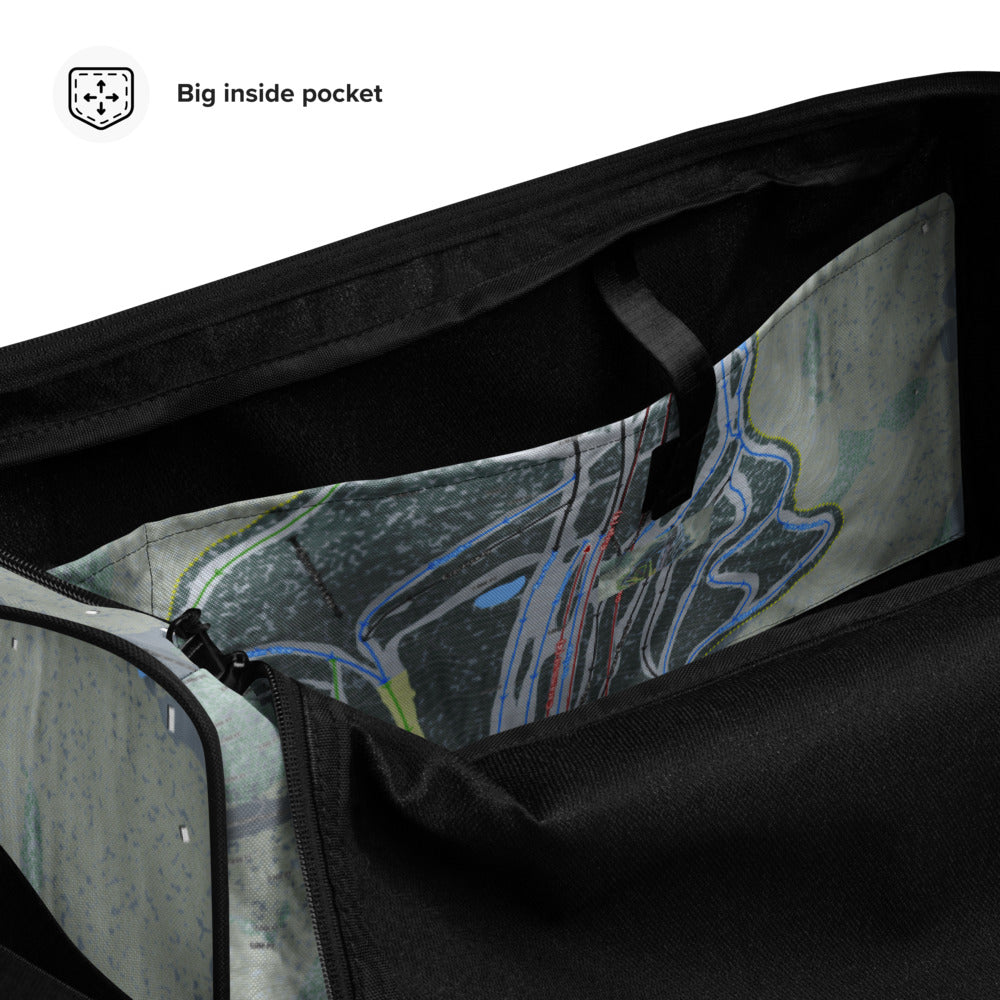 Catamount, New York Ski Trail Map Duffle Bag - Powderaddicts