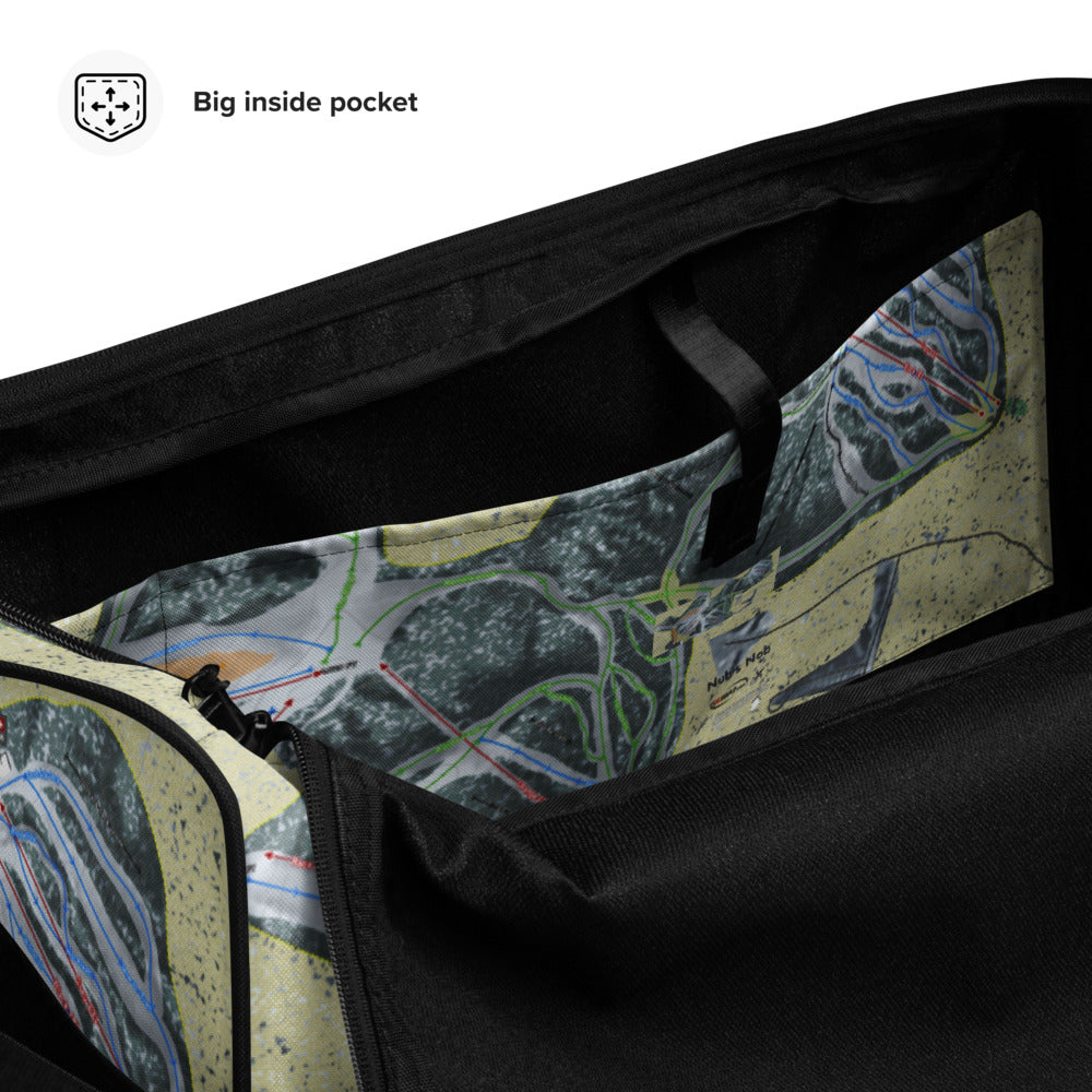 Nub's Nob, Michigan Ski Trail Map Duffle Bag - Powderaddicts