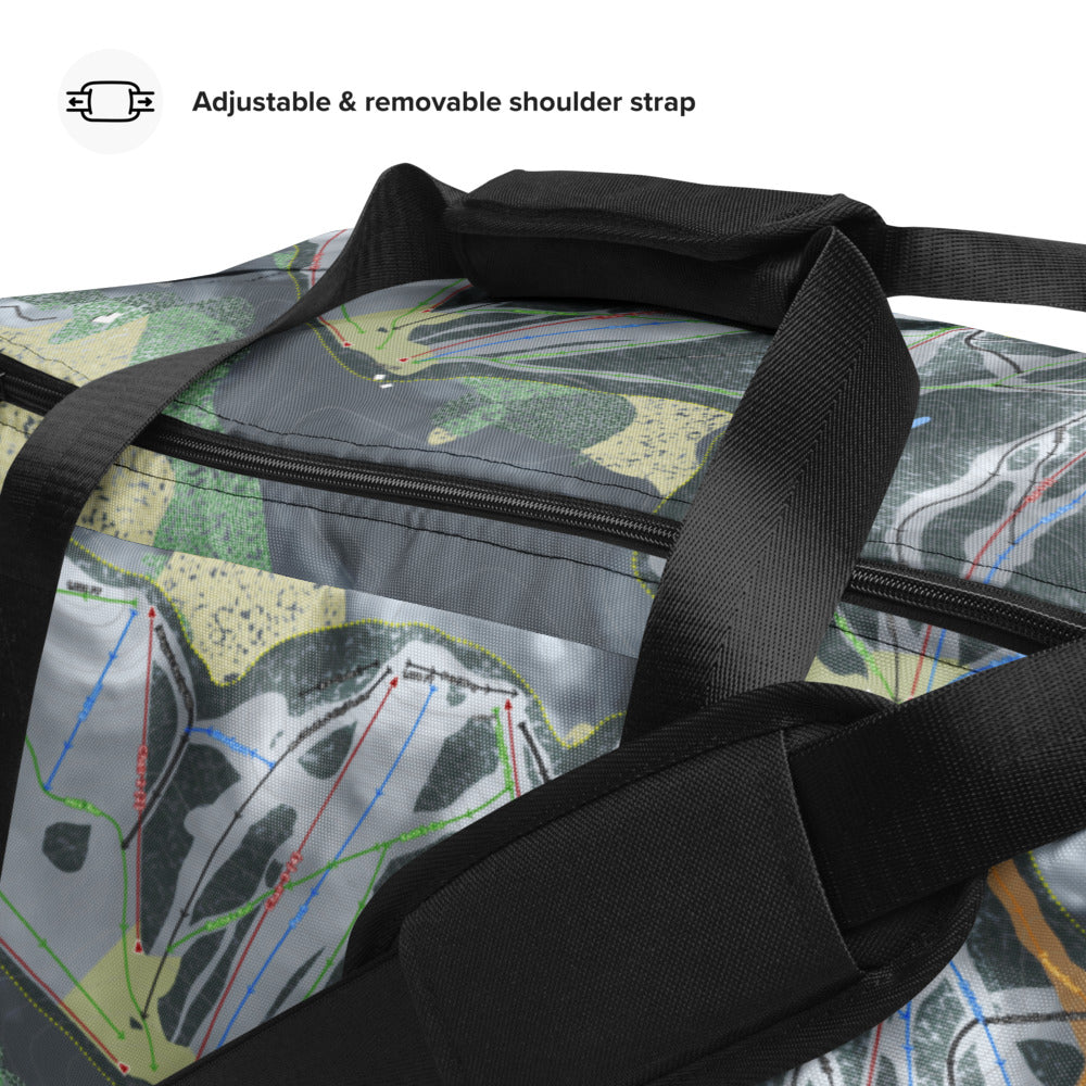 Otsego, Michigan Ski Trail Map Duffle Bag - Powderaddicts