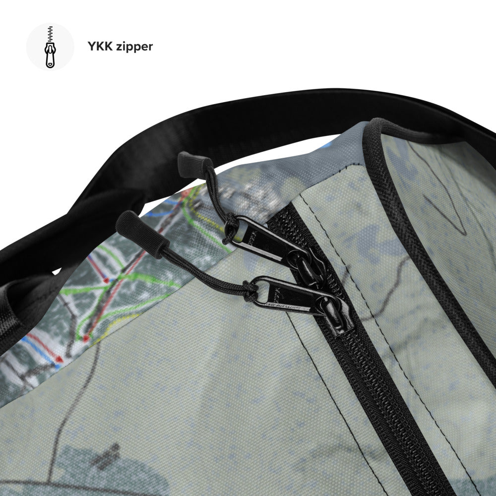 Holiday Valley Combo, New York Ski Trail Map Duffle Bag - Powderaddicts