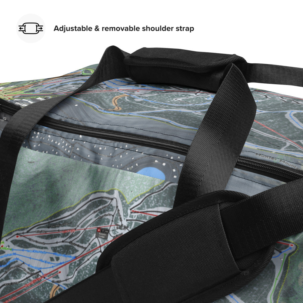 Hunter Mountain, New York Ski Trail Map Duffle Bag - Powderaddicts