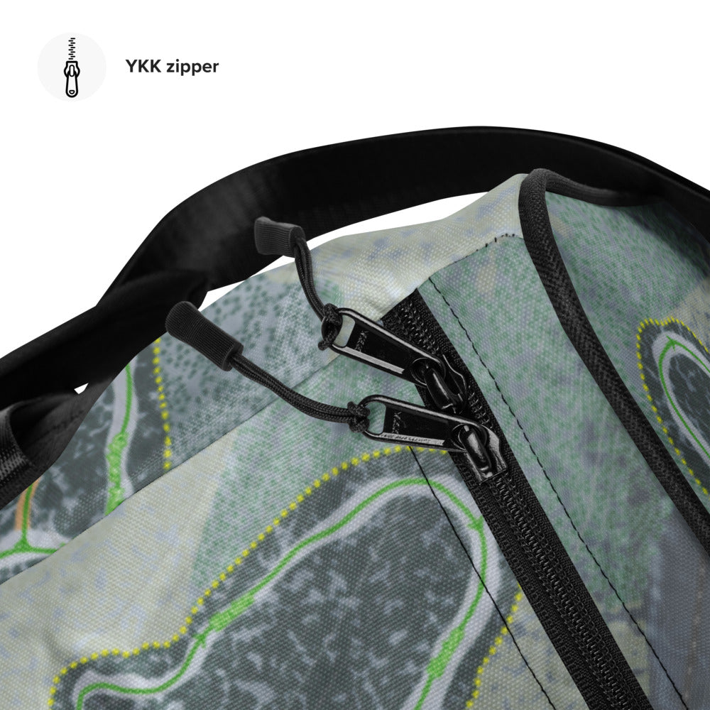 Swain, New York Ski Trail Map Duffle Bag - Powderaddicts