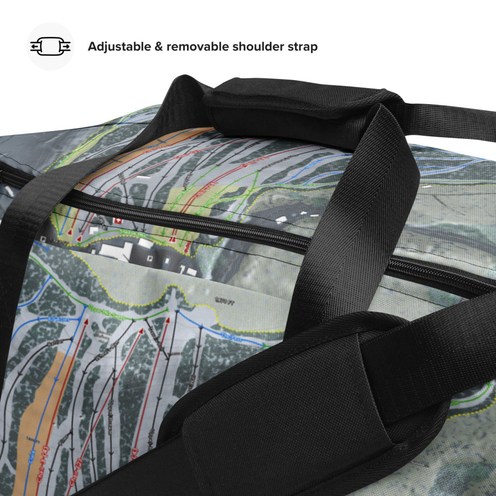 Swain, New York Ski Trail Map Duffle Bag - Powderaddicts