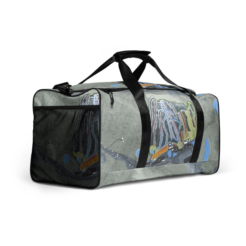 Roundtop, Pennsylvania Ski Trail Map Duffle Bag - Powderaddicts