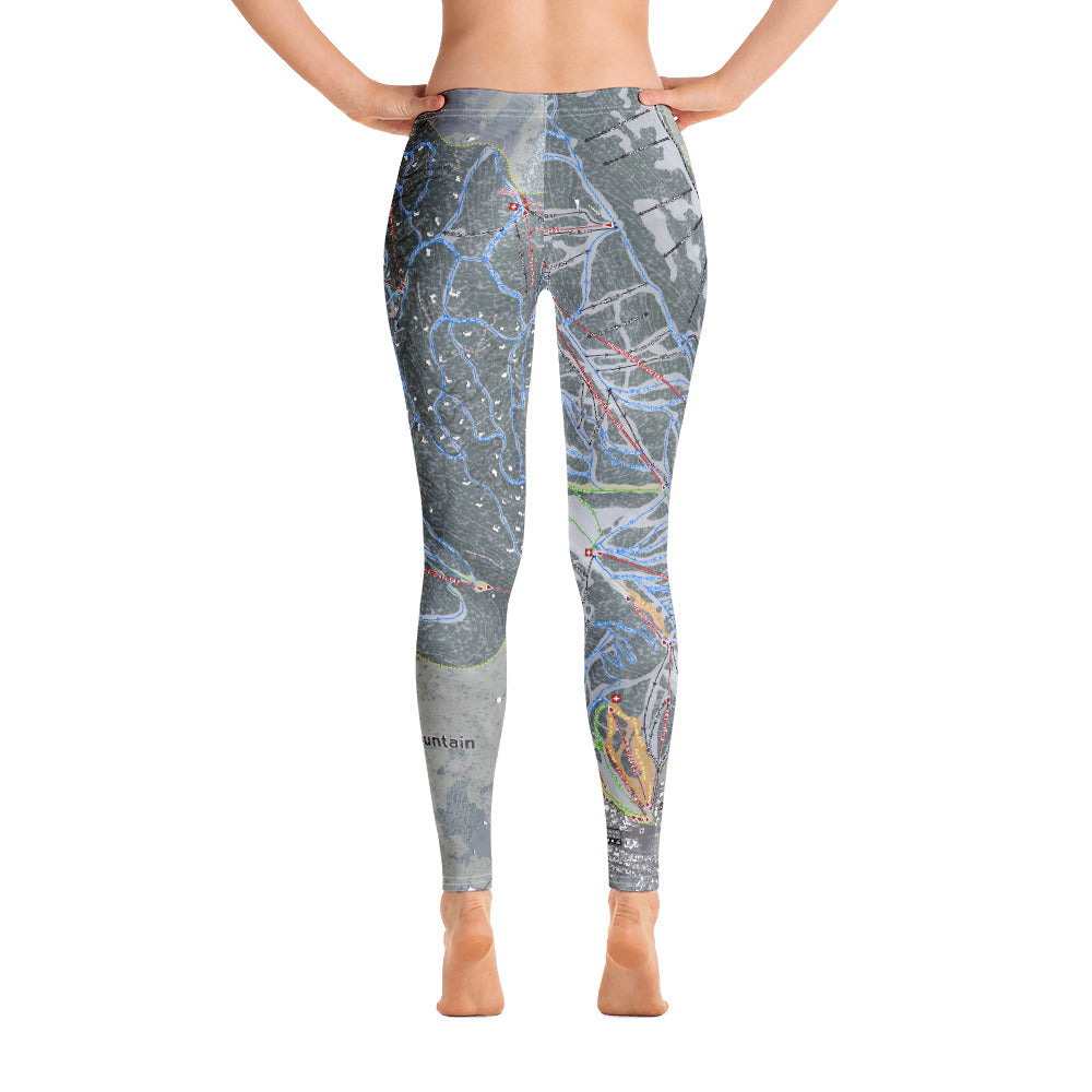 Park City, Utah Ski Trail Map - Women's Base Layer Bottoms - Powderaddicts