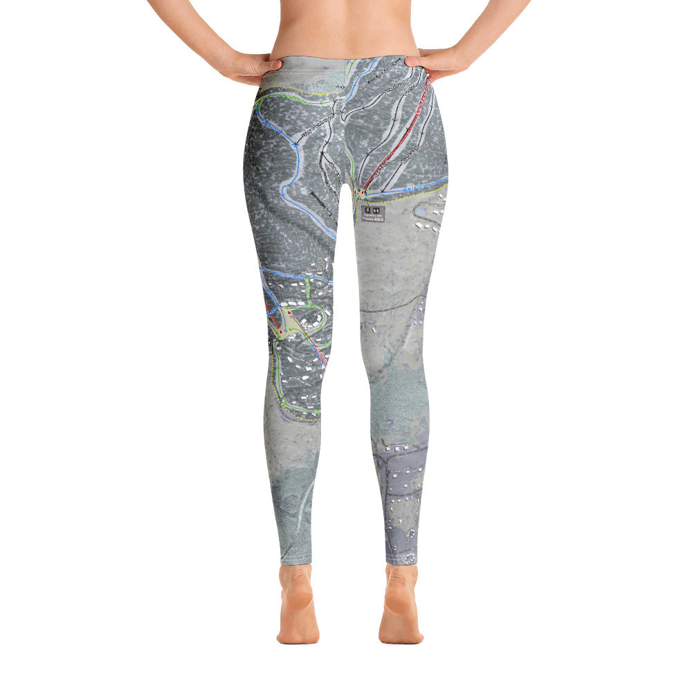 Okemo, Vermont Ski Trail Map - Women's Base Layer Bottoms - Powderaddicts