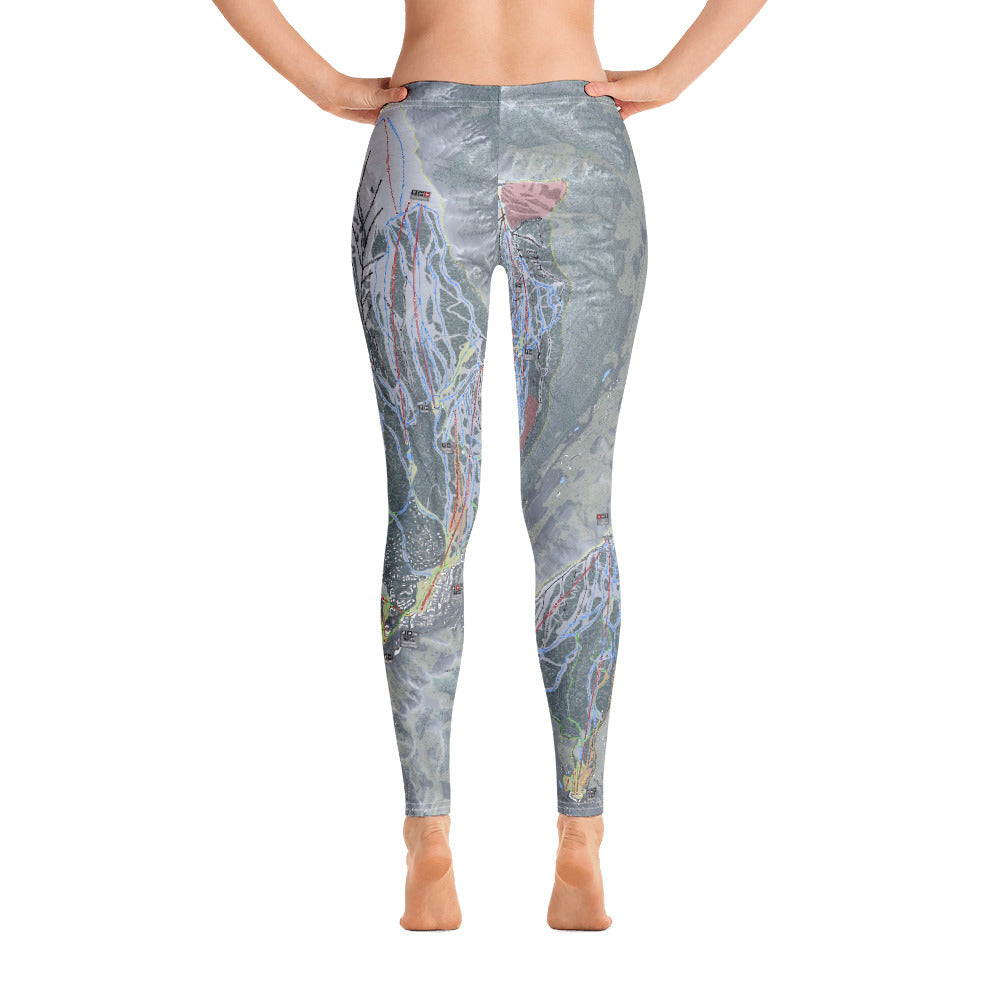 Aspen Snowmass, Colorado Ski Trail Map - Women's Base Layer Bottoms - Powderaddicts