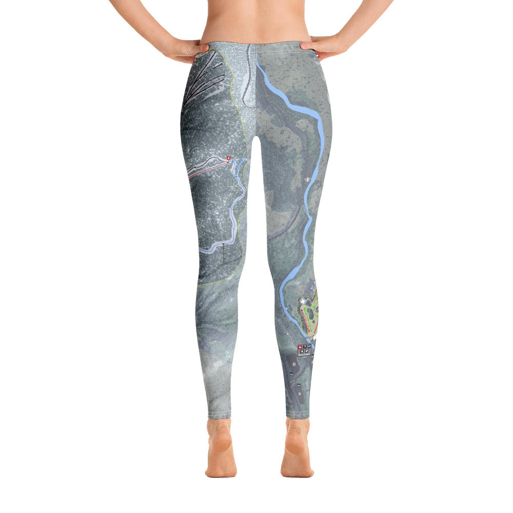 Whiteface, New York Ski Trail Map - Women's Base Layer Bottoms - Powderaddicts