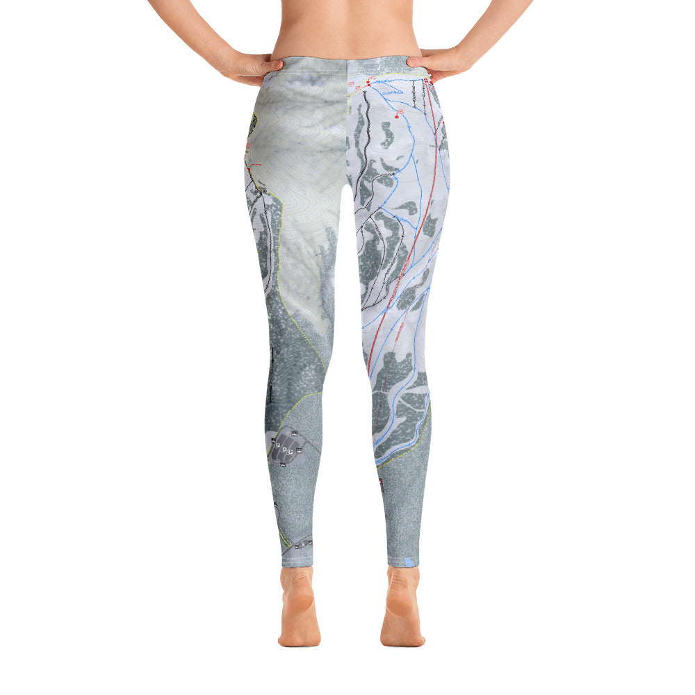 Snowbasin, Utah Ski Trail Map - Women's Base Layer Bottoms - Powderaddicts