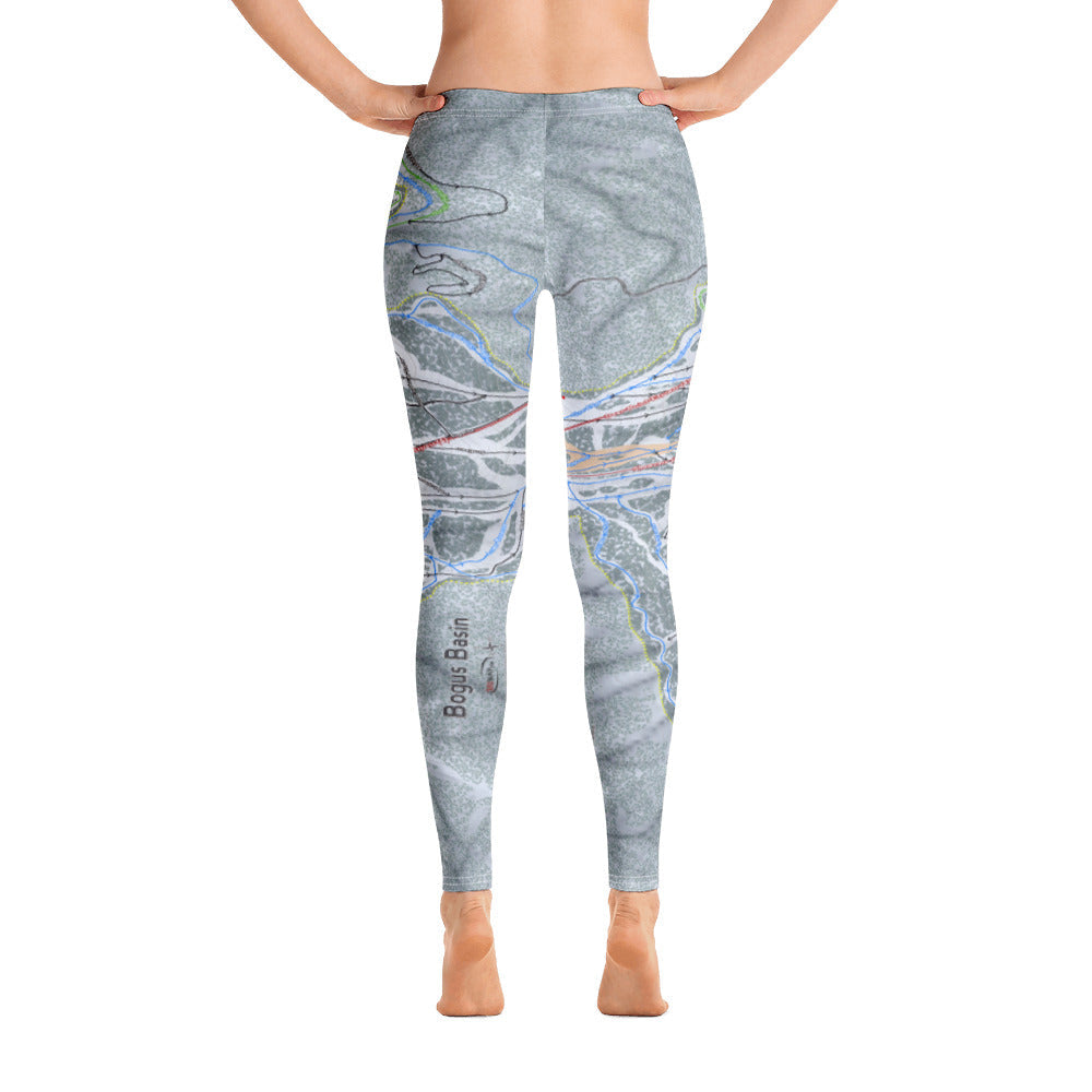 Bogus Basin, Idaho Ski Trail Map - Women's Base Layer Bottoms - Powderaddicts