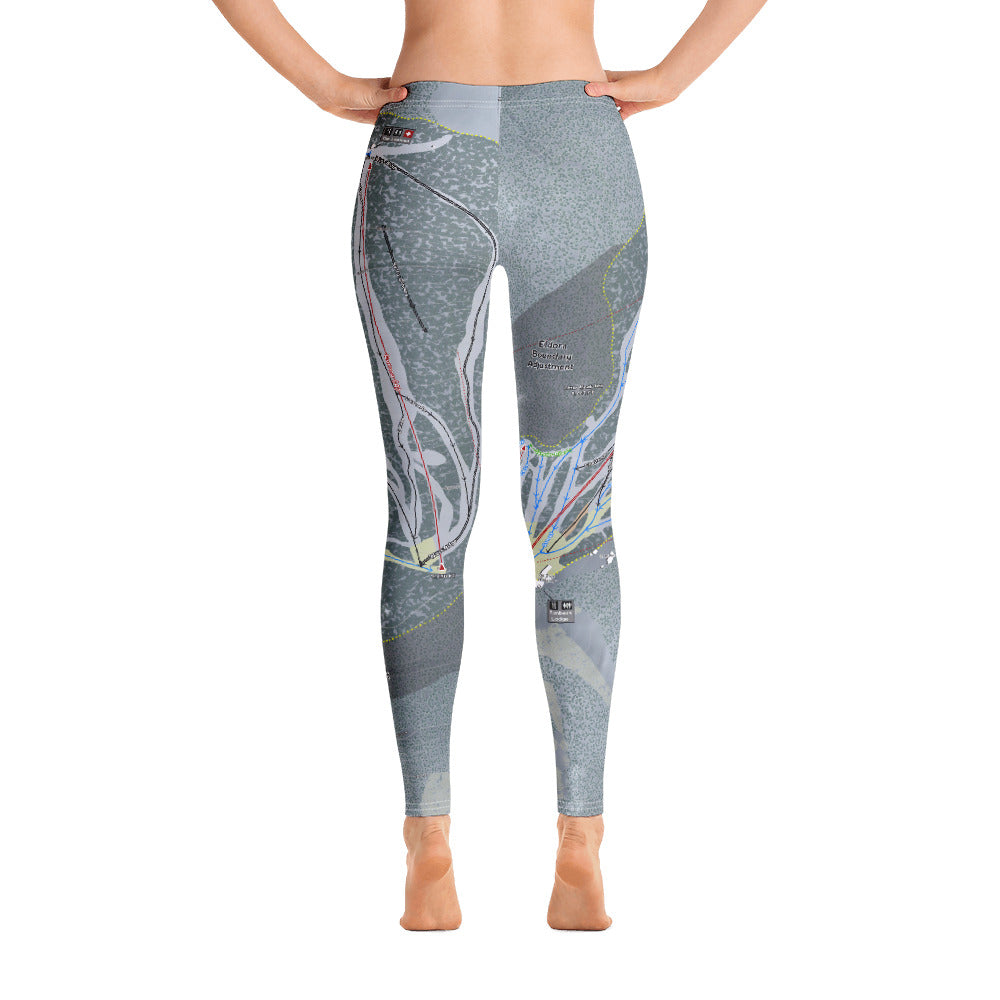 Eldora, Colorado Ski Trail Map - Women's Base Layer Bottoms - Powderaddicts