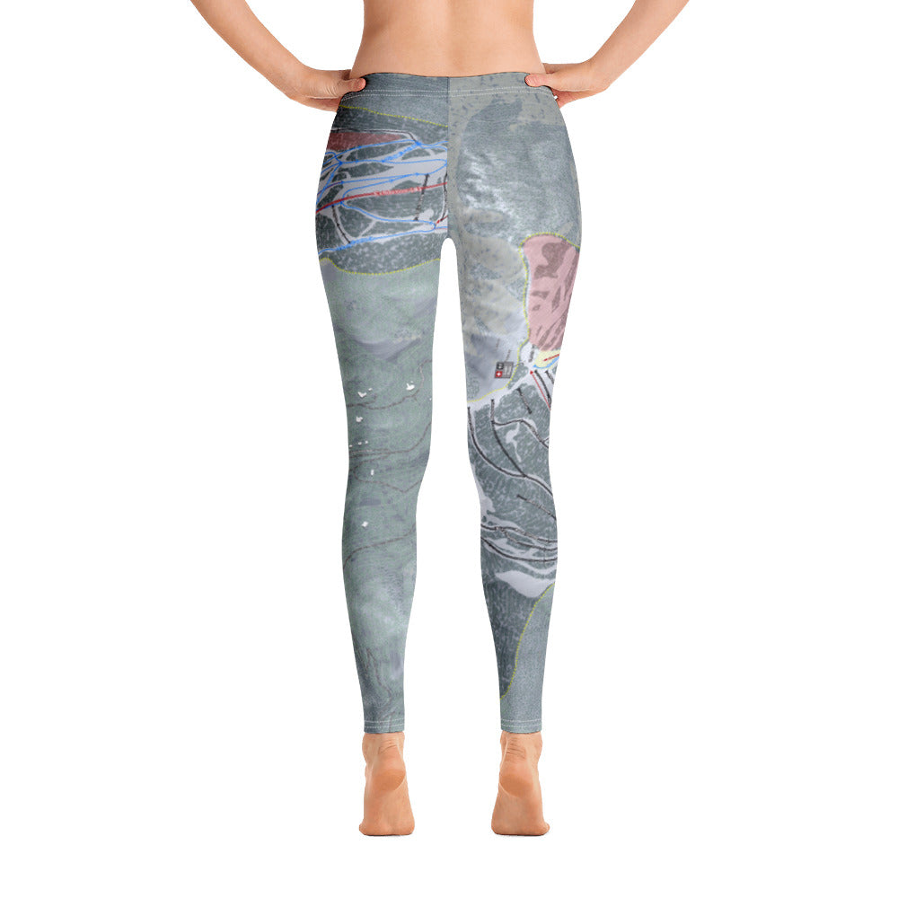 Aspen Highlands, Colorado Ski Trail Map - Women's Base Layer Bottoms - Powderaddicts