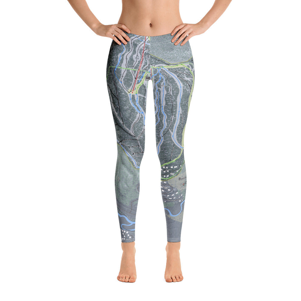 Bretton Woods, New Hampshire Ski Trail Map - Women's Base Layer Bottoms - Powderaddicts