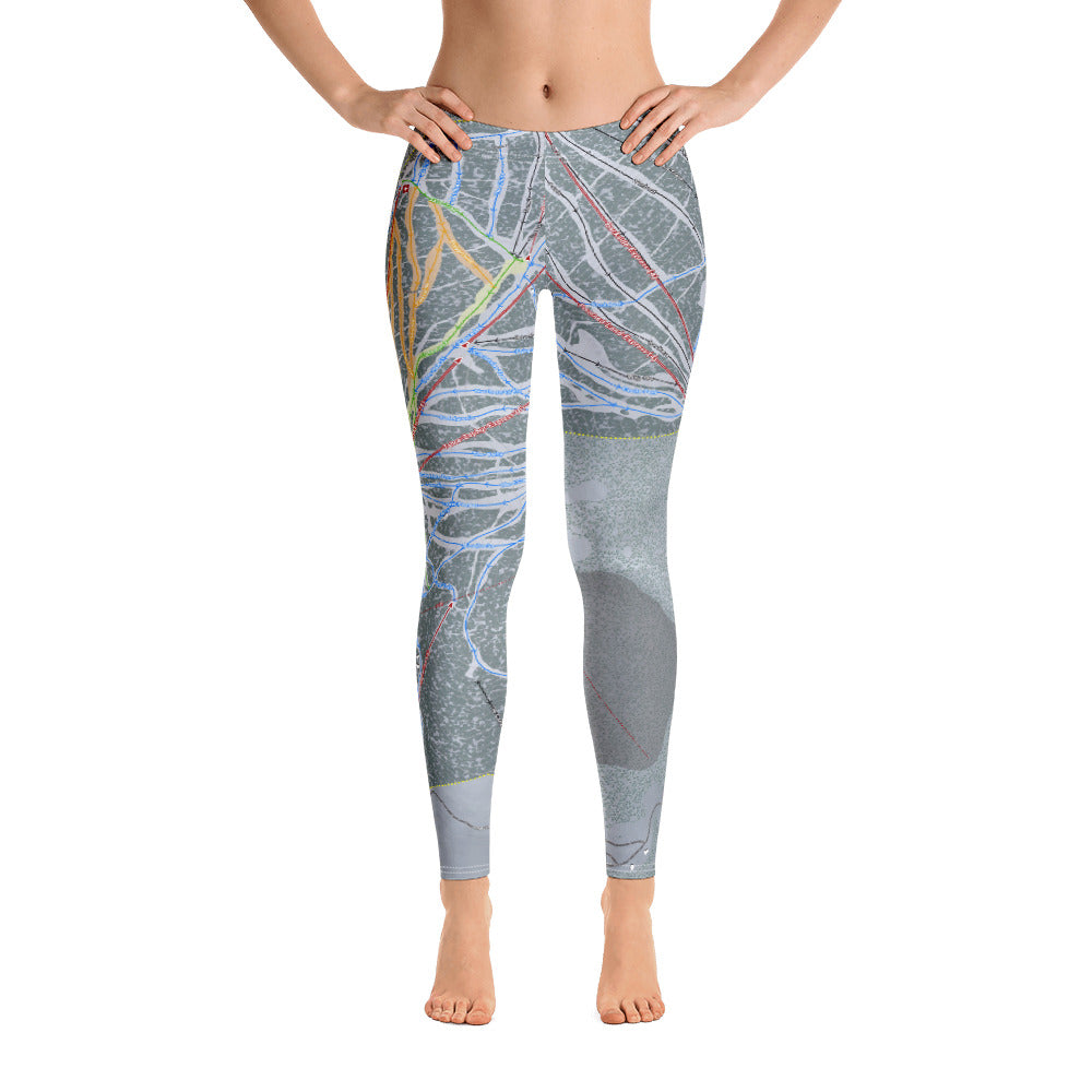 Northstar, California Ski Trail Map - Women's Base Layer Bottoms - Powderaddicts