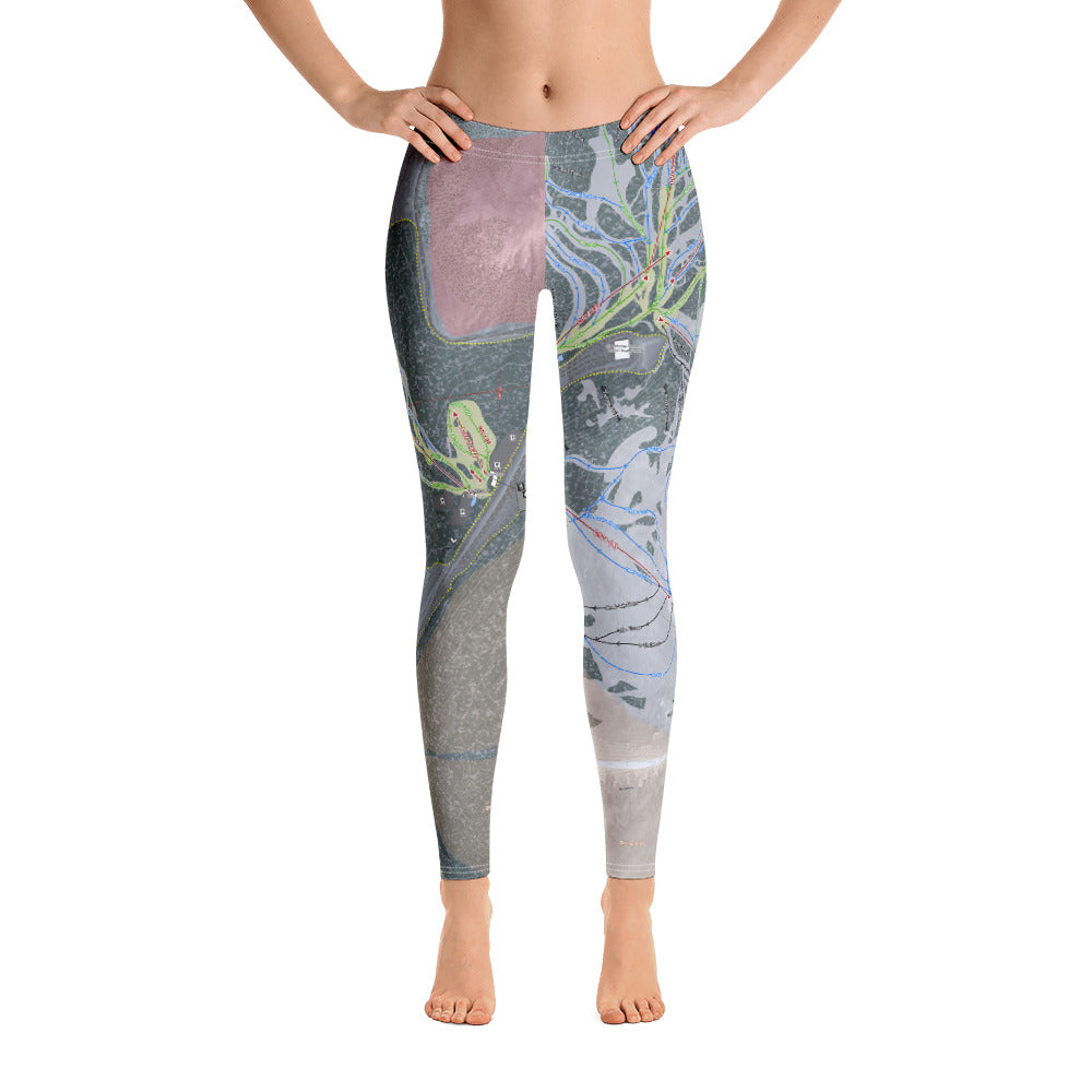 Loveland, Colorado Ski Trail Map - Women's Base Layer Bottoms - Powderaddicts