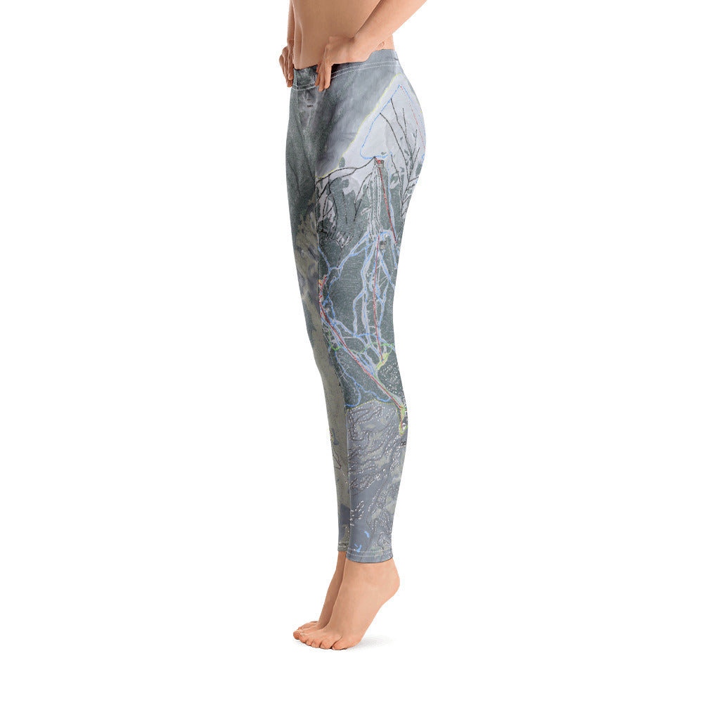 Aspen Snowmass, Colorado Ski Trail Map - Women's Base Layer Bottoms - Powderaddicts