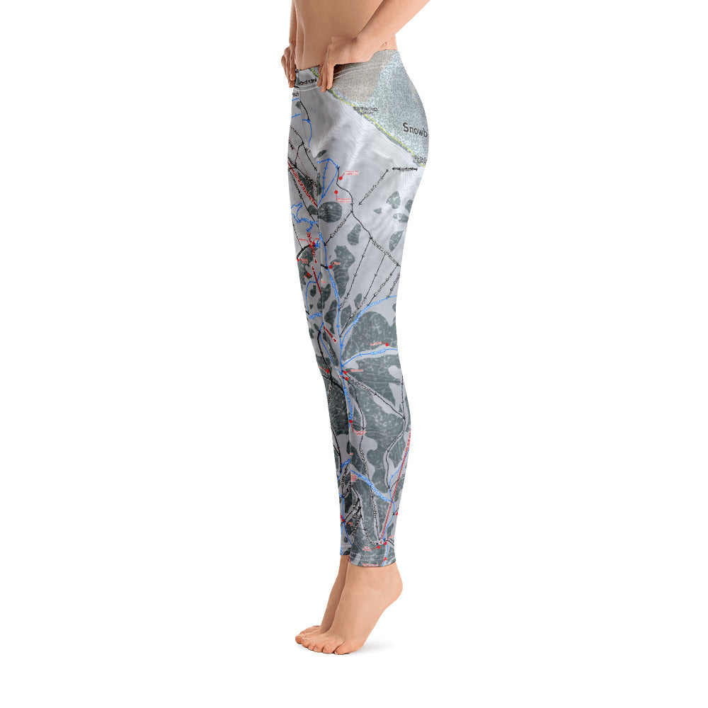 Snowbird, Utah Ski Trail Map - Women's Base Layer Bottoms - Powderaddicts